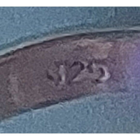 NWT Genuine Larimer gorgeous high end quality size 7 sterling ring - Picture 9 of 11